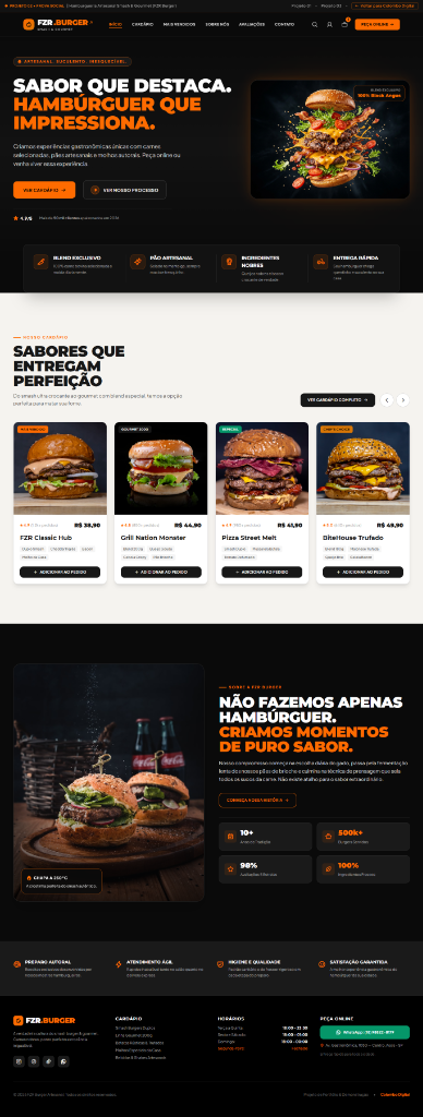 FZR Burger Smash - Projeto Colombo Digital