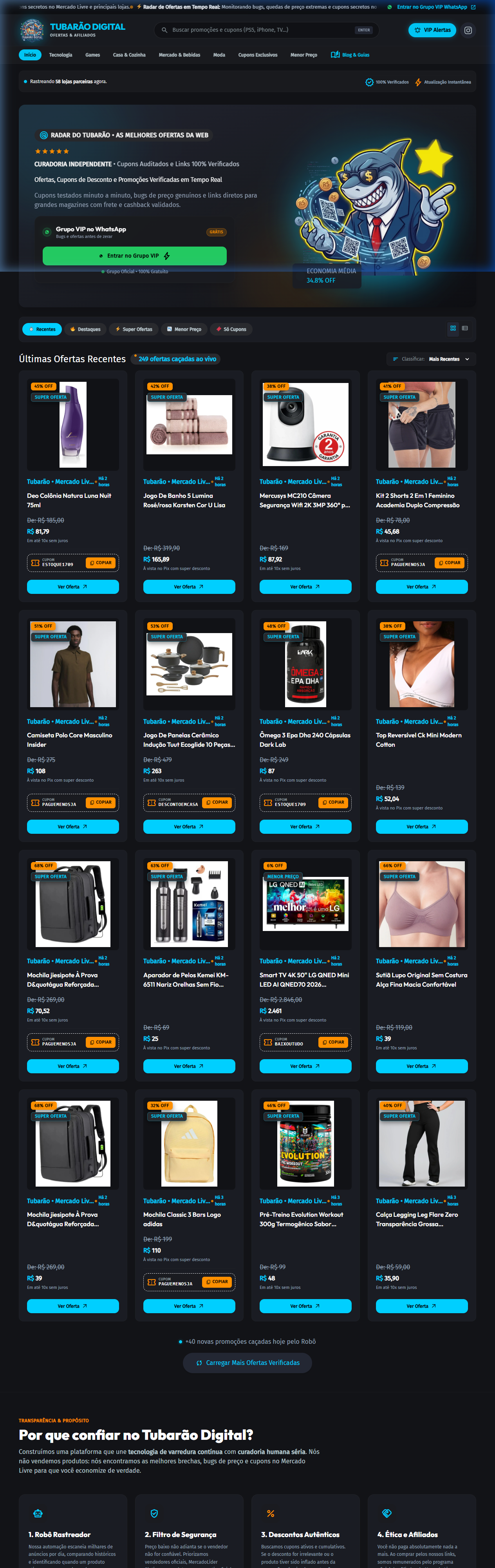 Tubarão Digital E-commerce e Loja Virtual - Projeto Colombo Digital