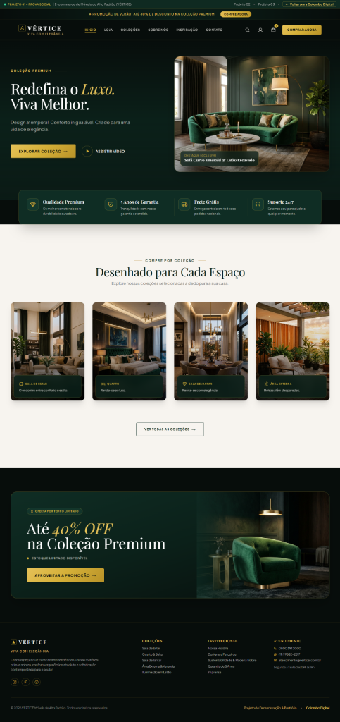 Vértice Móveis de Alto Padrão - Projeto Colombo Digital