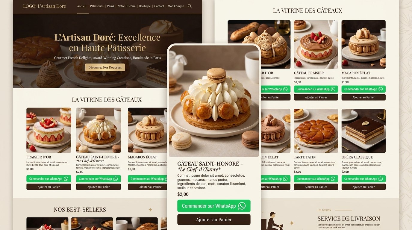 Template Confeitaria Gourmet